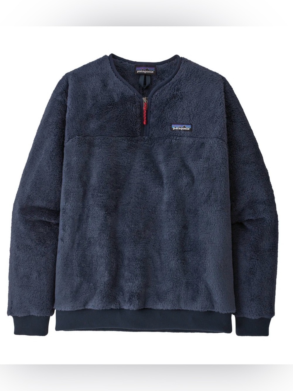 Patagonia Women’s Medium Double Sided Polar Fleece Pullover Cozy Navy Blue